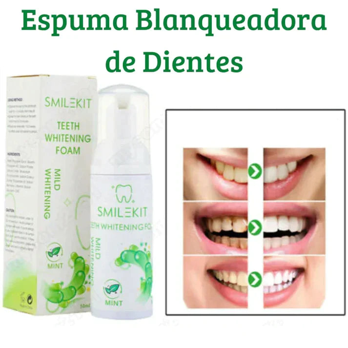 ESPUMA BLANQUEADORA DE DIENTES