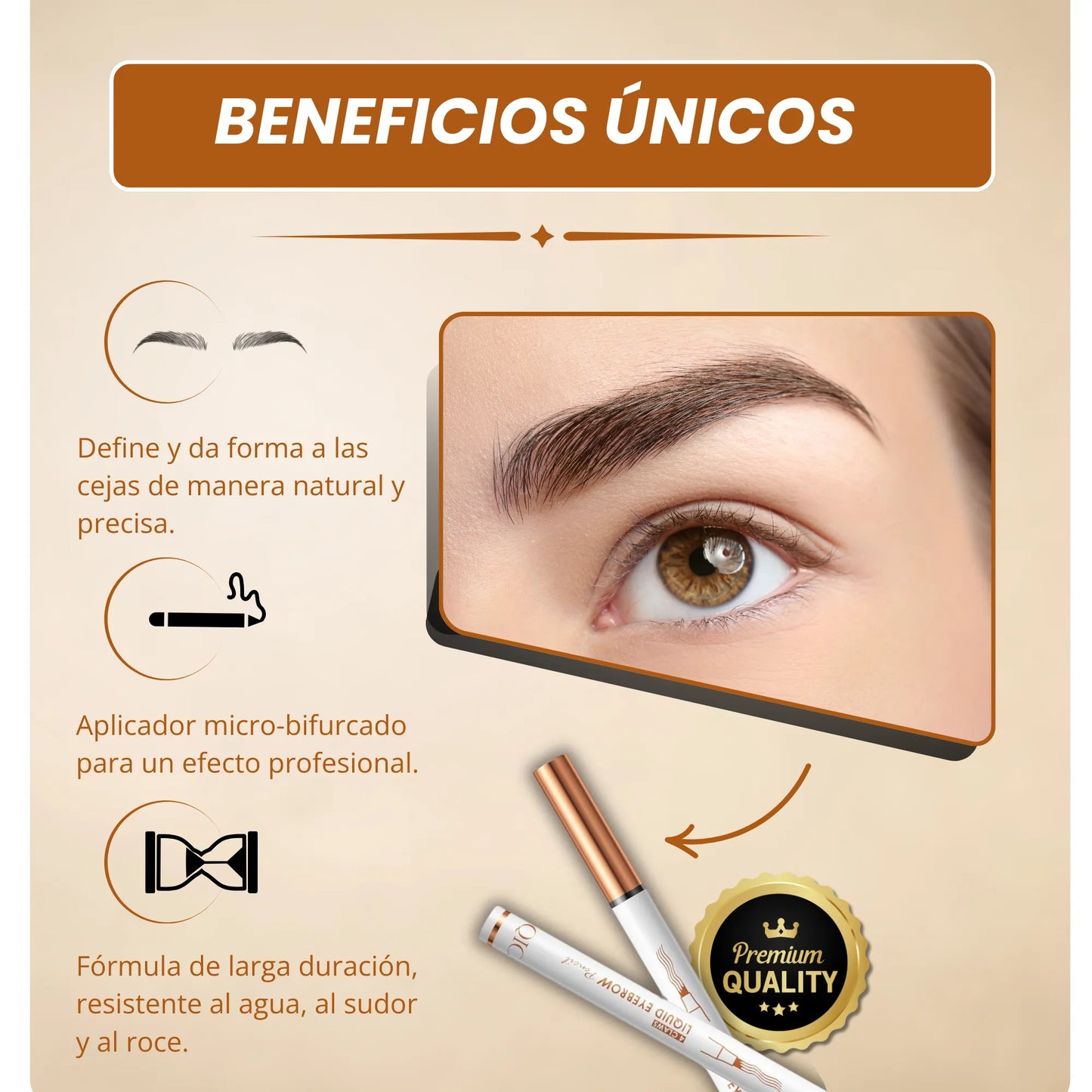 LAPIZ 4D MICROBLANDING PARA CEJAS X3 UNIDADES