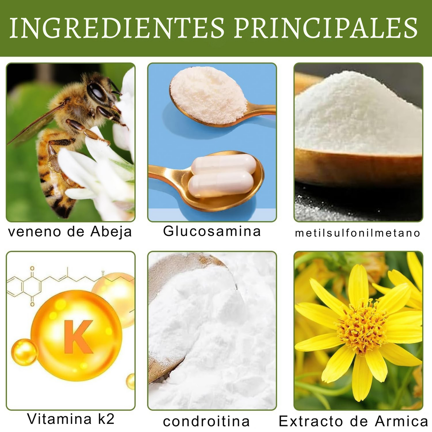 CREMA DE VENENO DE ABEJA - COLAGENO RENUEVA ARTICULACIONES Y CURA DOLOR