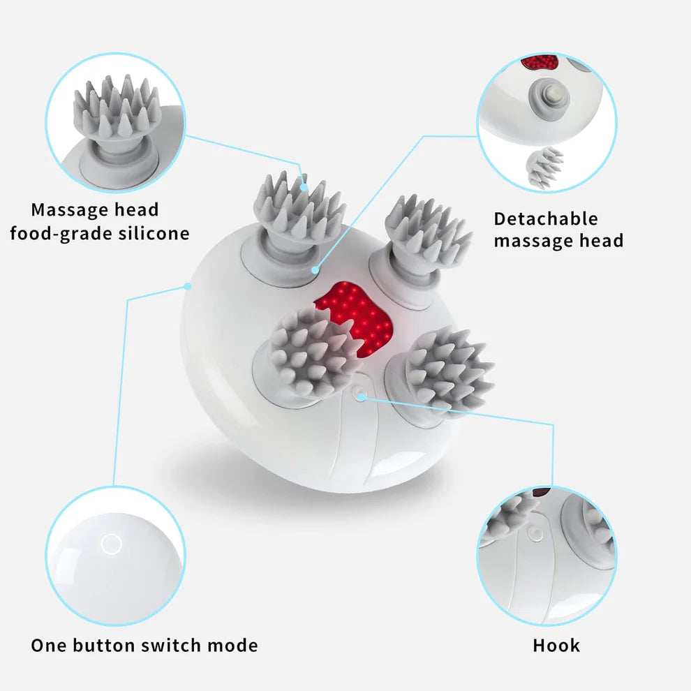 MASAJEADOR CAPILAR INALAMBRICO