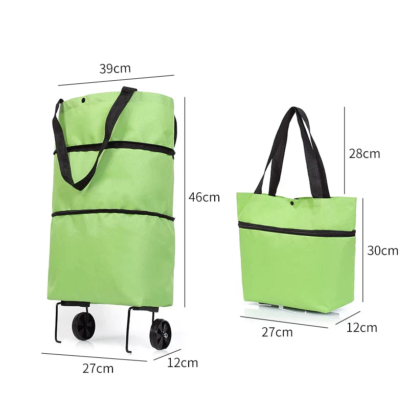 BOLSA PLEGABLE CON RUEDAS