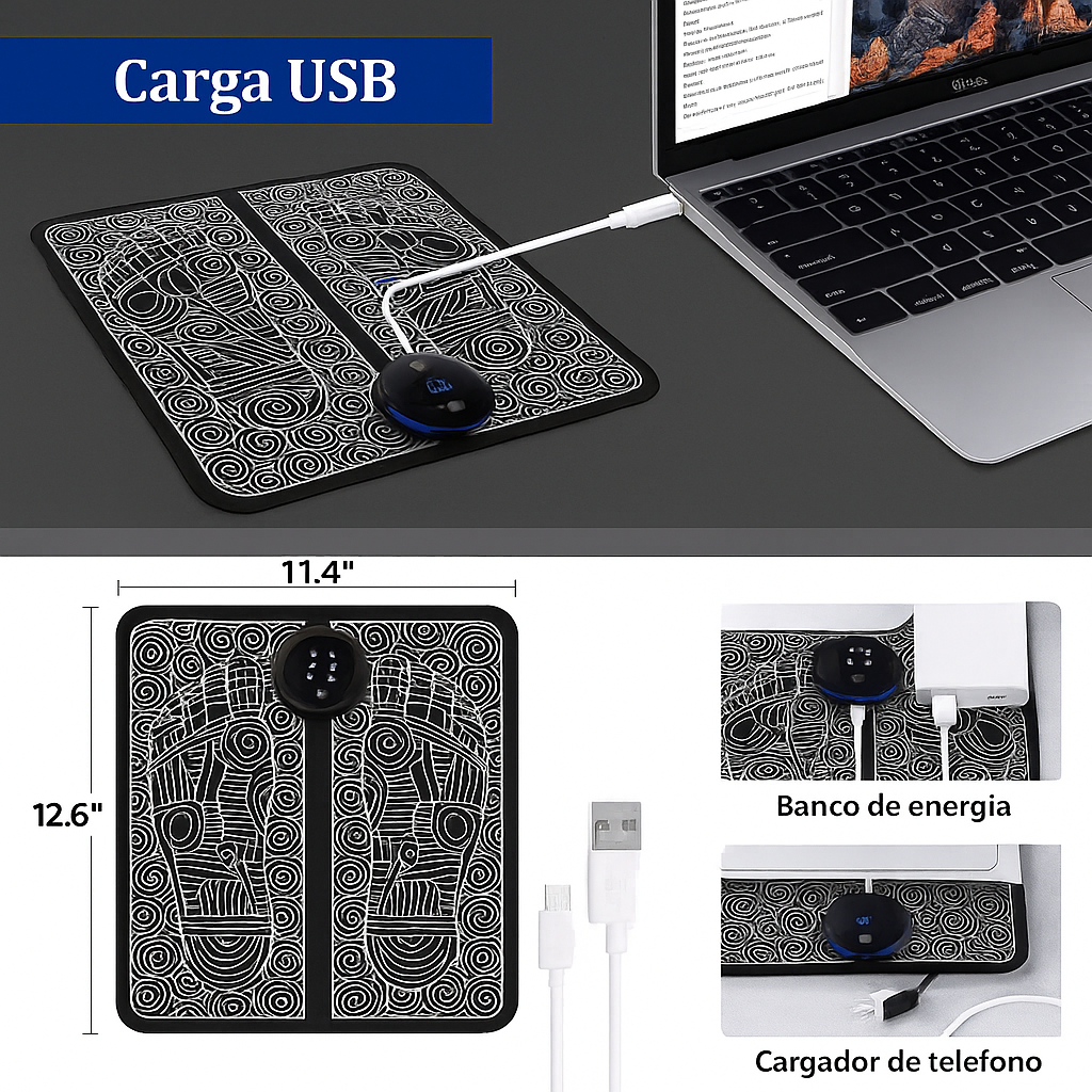 2X1 NEUROFLEX - TAPETE ELÉCTRICO PARA DOLOR DE PIES