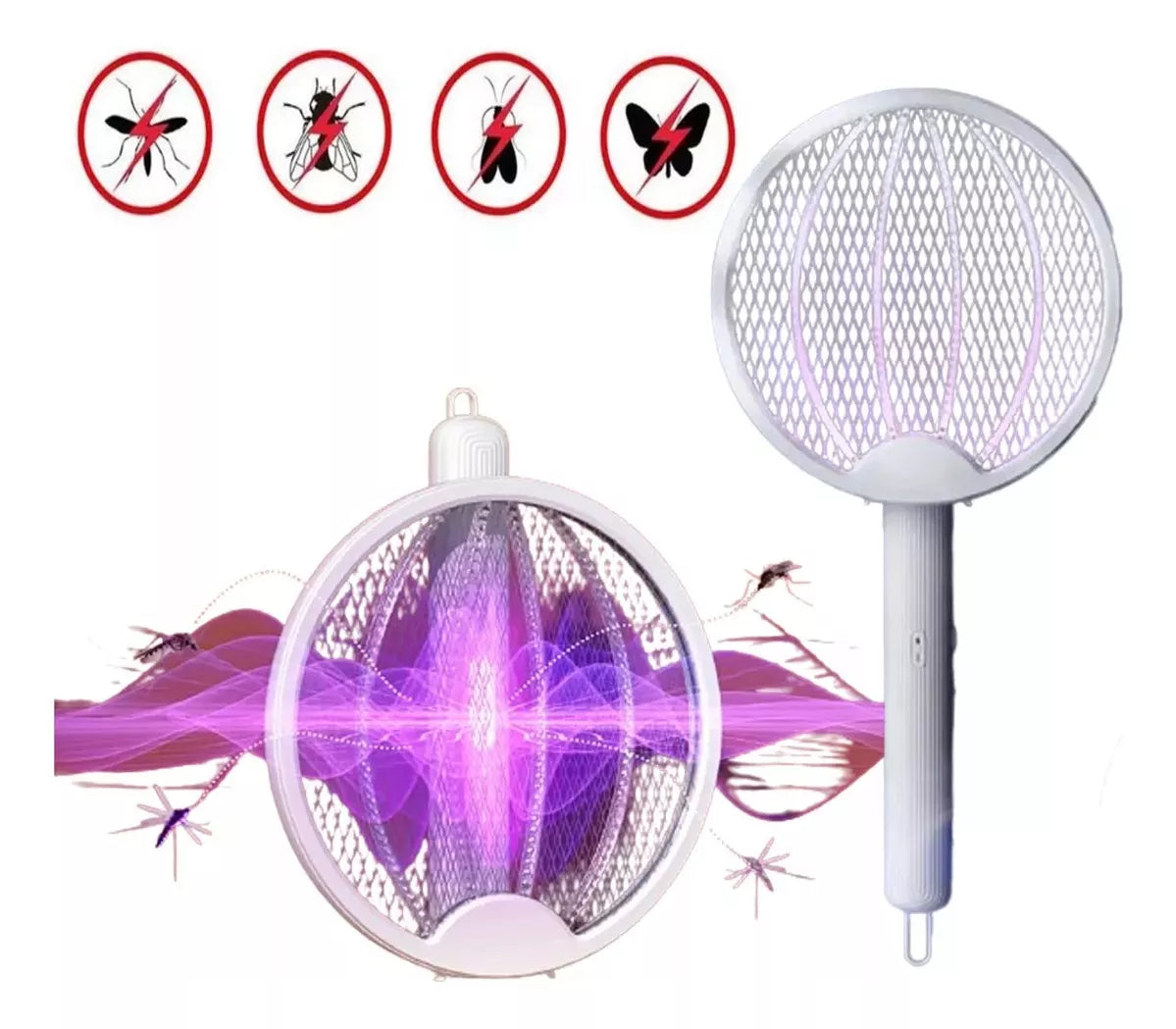 RAQUETA ELÉCTRICA COLGANTE PARA MOSQUITOS
