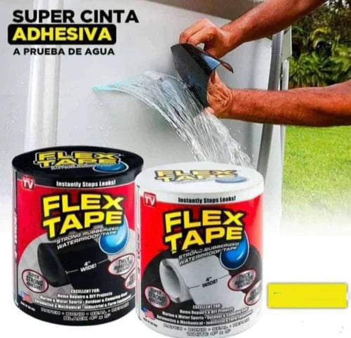🚨2X1 FLEX TAPE PAGA 1 LLEVA 2 CINTA IMPERMEABLE💦