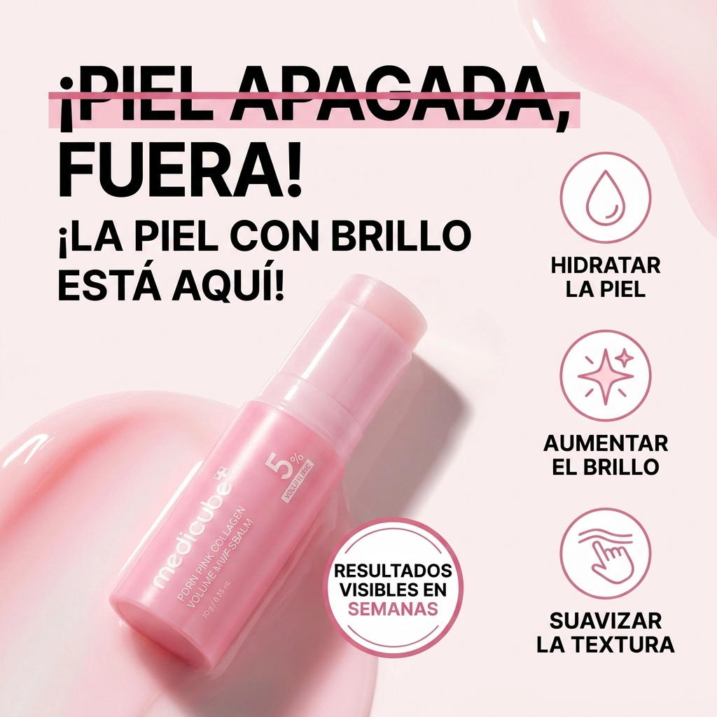 PDRN Pink Collagen- Reduce Arrugas y Líneas de Expresión
