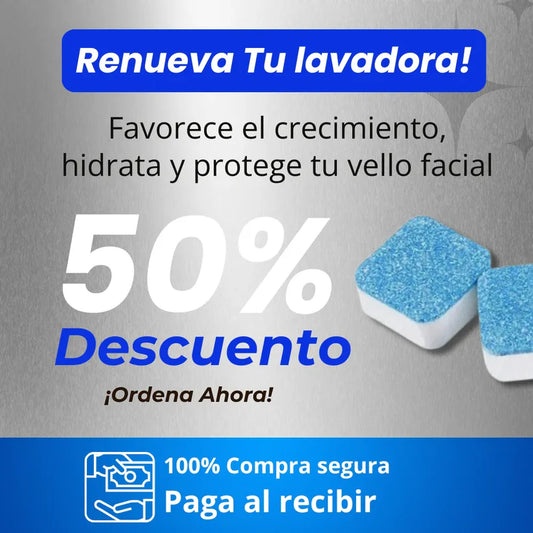 🧽2X1💦 PASTILLAS LIMPIADORAS EFERVECENTES X10 + 10 UNIDADES DE REGALO
