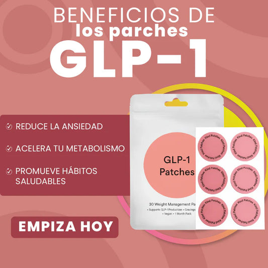 Parches GLP-1- control del apetito, reducción de antojos, regulación de ansiedad y apoyo natural al metabolismo.
