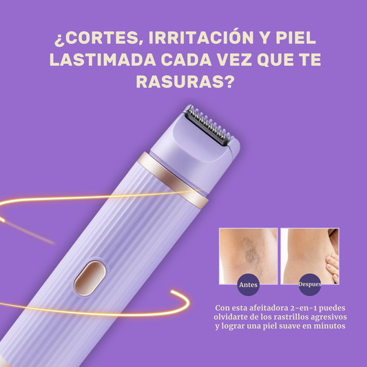 Afeitadora multipropósito – Axilas suaves y sin irritación en minutos