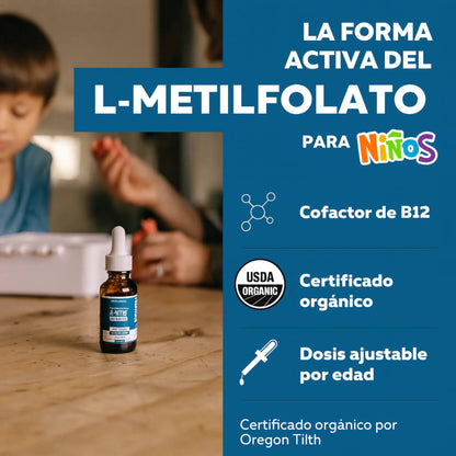 Suplemento Infantil con Metilfolato – Energía y concentración para los más pequeños