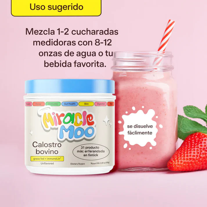 Suplemento de Calostro Bovino – Refuerza tus defensas y cuida tu intestino