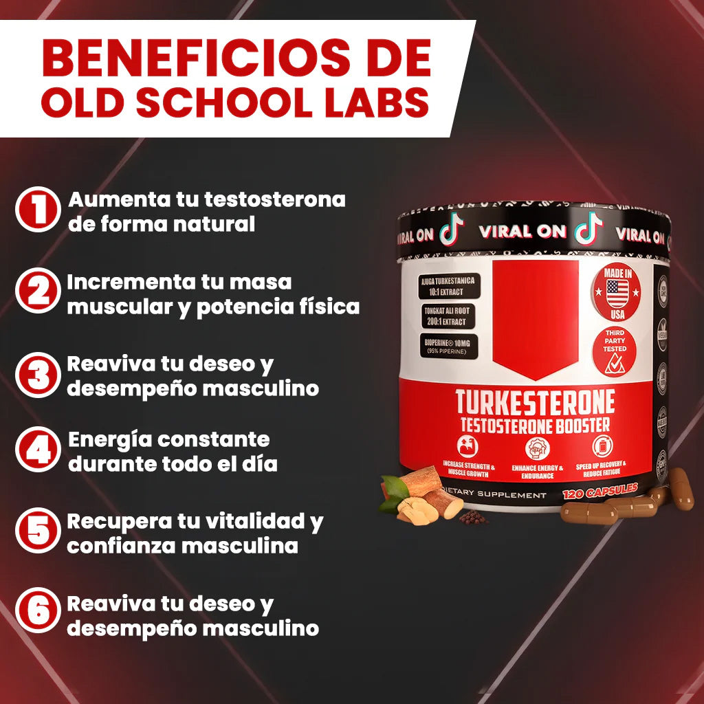 Suplemento de testosterona para hombres