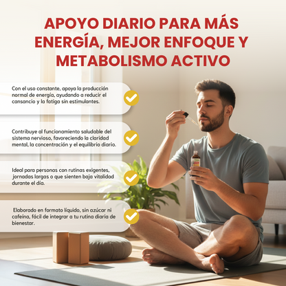 Gotas líquidas de vitamina B12,B6,B1- Más energía, apoyo cerebro y apoyo cardíaco.