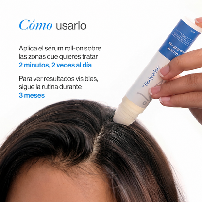 BodyWise Roll on - Suero para el crecimiento del cabello