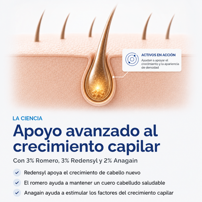 BodyWise Roll on - Suero para el crecimiento del cabello