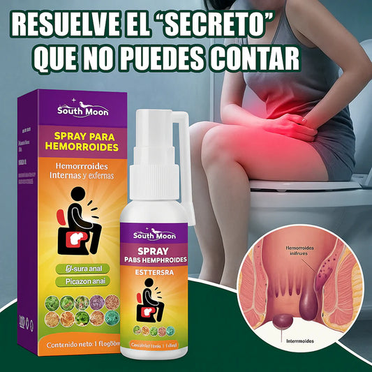 TRATAMIENTO HERBAL EN SPRAY PARA HEMORROIDES - ALIVIO SEGURO