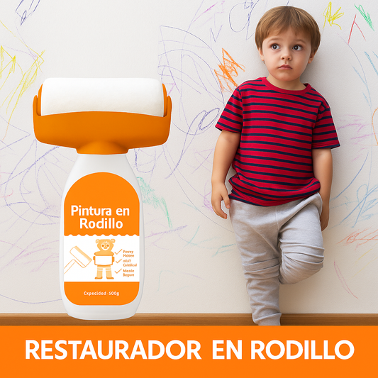 RODILLO DE PINTURA REUTILIZABLE - REPARA RAYONES Y DESCOLORACIÓN