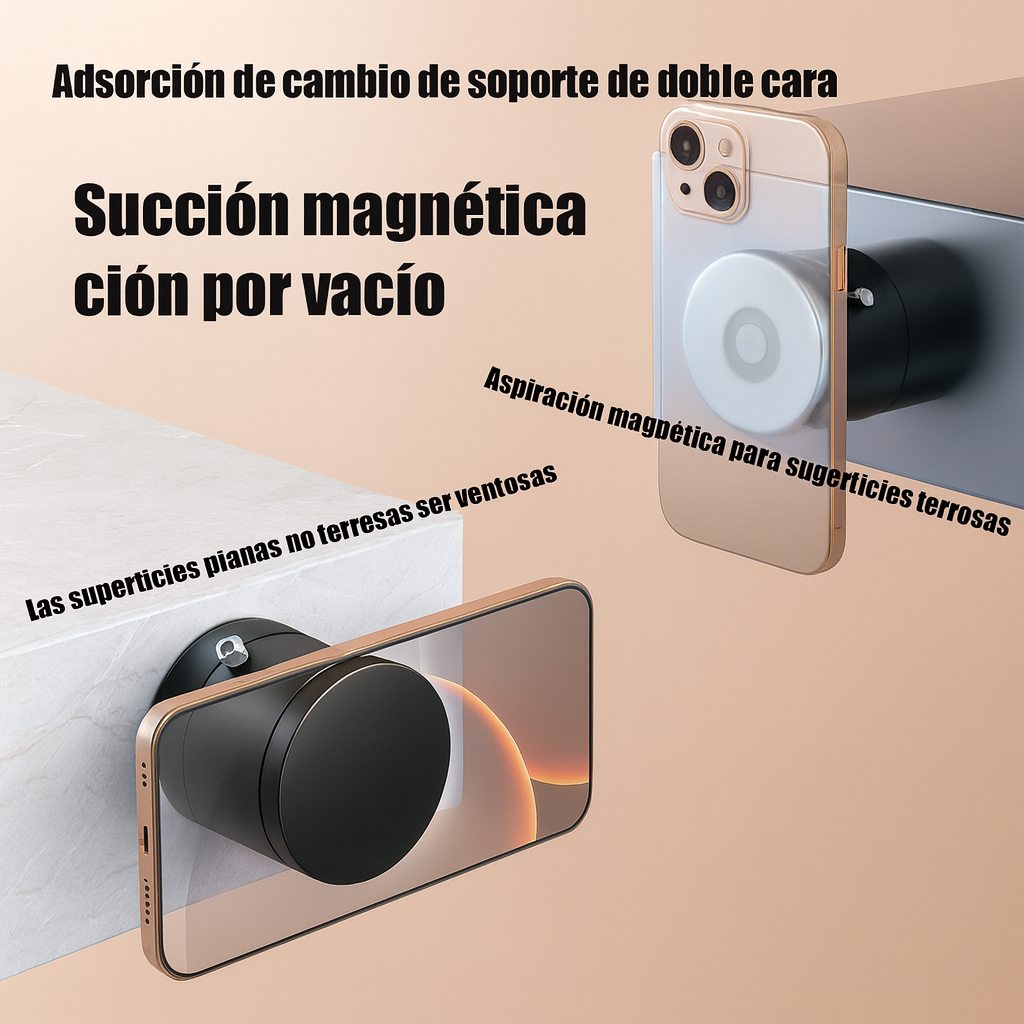 SOPORTE MAGNETICO PARA CELULAR - CÓMODIDAD Y VÉRSATILIDAD
