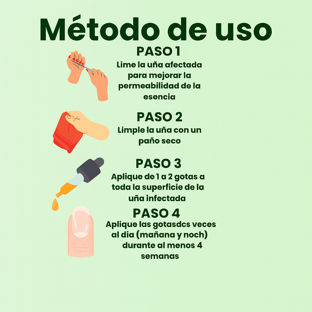 Eliminador de Hongos de Uñas – Uñas más sanas y fuertes en pocos días