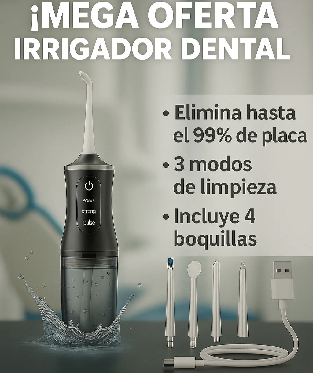IRRIGADOR ORAL PORTATIL