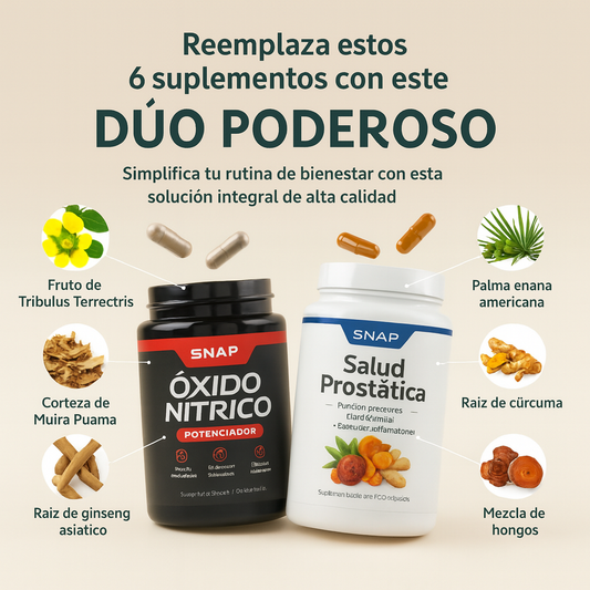 KIT OXIDO NITRICO + PROSTATE HEALT - APOYO Y BIENESTAR PARA LA PROSTATA