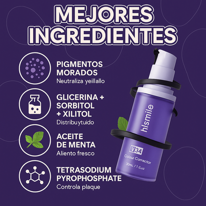 CREMA BLANQUEADORA DENTAL V34- UNA SONRISA MÁS BLANCA AL INSTANTE