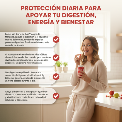 Goli vinagre de manzana-Para una mejor digestión, energía y bienestar diario.