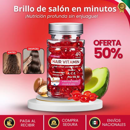 VITAMINAS CAPSULAS- CABELLO SUAVE Y SALUDABLE