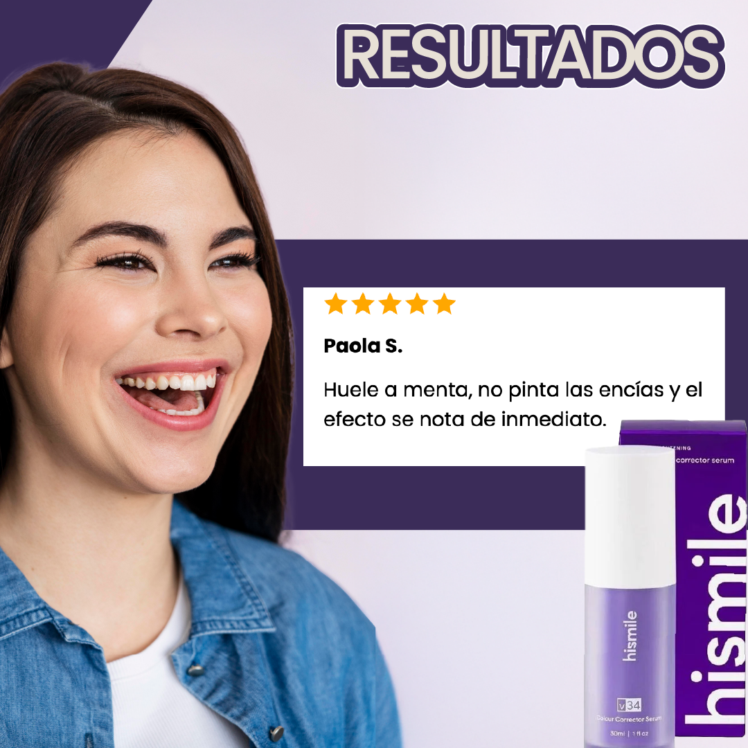 CREMA BLANQUEADORA DENTAL V34- UNA SONRISA MÁS BLANCA AL INSTANTE