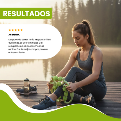 Rodillo masajeador muscular - Está diseñado para aliviar la tensión muscular, mejorar la circulación y acelerar la recuperación.