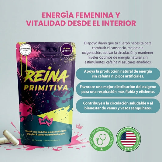 Primal queen- Ayudanda a mejorar la respiración, la circulación y los niveles de energía.