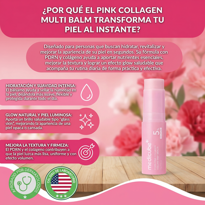 PDRN Pink Collagen- Reduce Arrugas y Líneas de Expresión