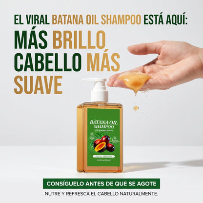 Batana Oil Shampoo- nutre y revitaliza tu cabello, dejándolo más suave y brillante.