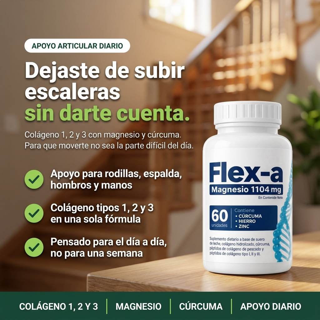Flex-a Alivia tus articulaciones Para moverte sin Dolor