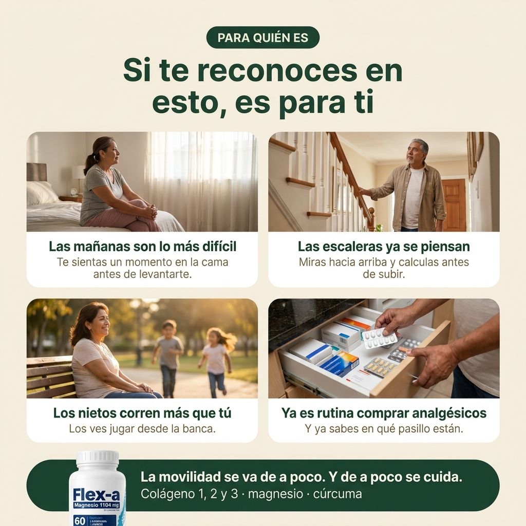 Flex-a Alivia tus articulaciones Para moverte sin Dolor