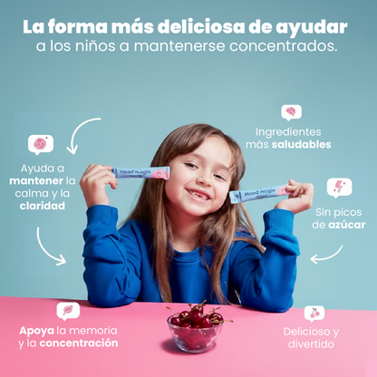 Palitos Pixie con azafrán y GABA para niños
