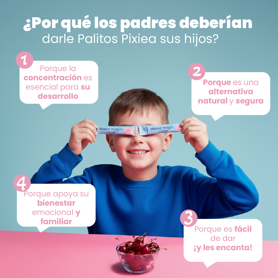 Palitos Pixie con azafrán y GABA para niños