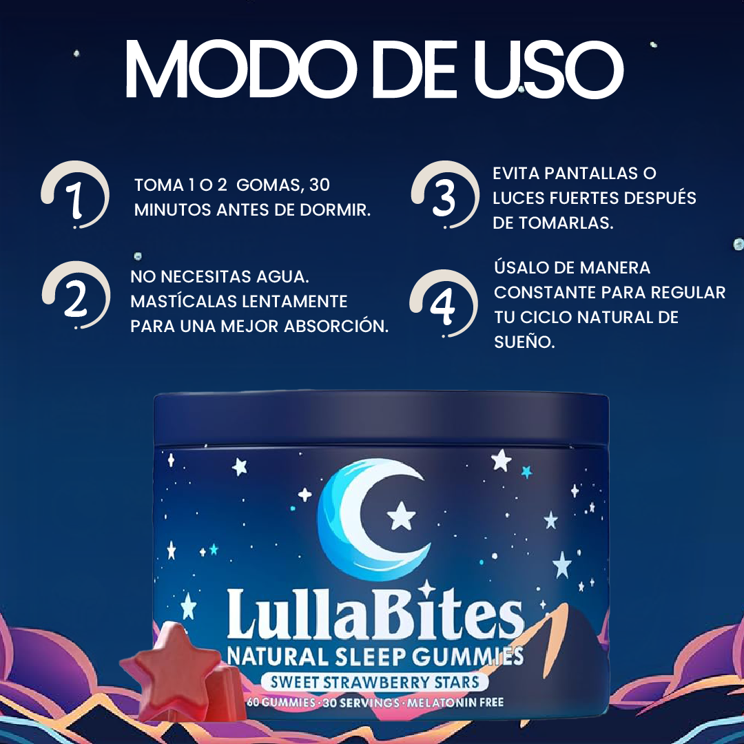 LullaBites - Gomitas naturales para dormir