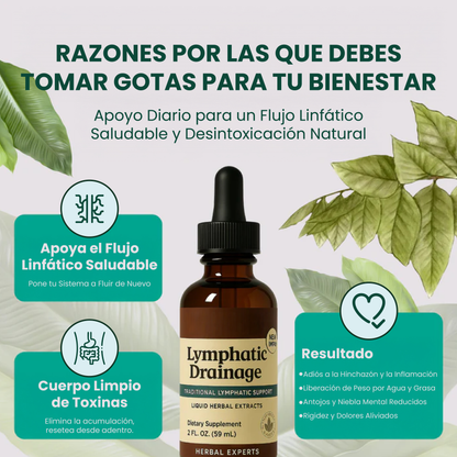 Gotas de bienestar-apoyo para reducir la hinchazón