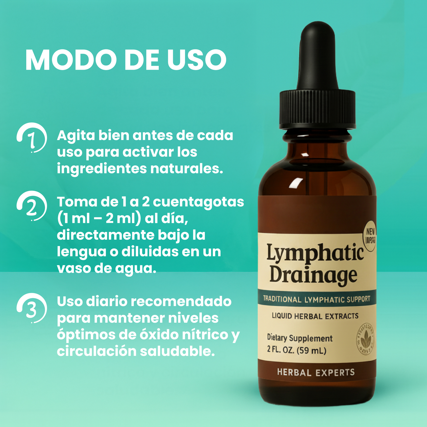 Gotas de bienestar-apoyo para reducir la hinchazón