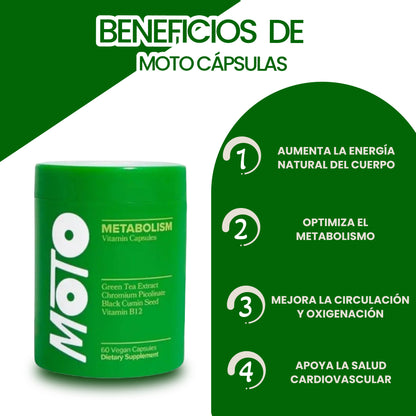 Cápsulas de vitaminas para el metabolismo