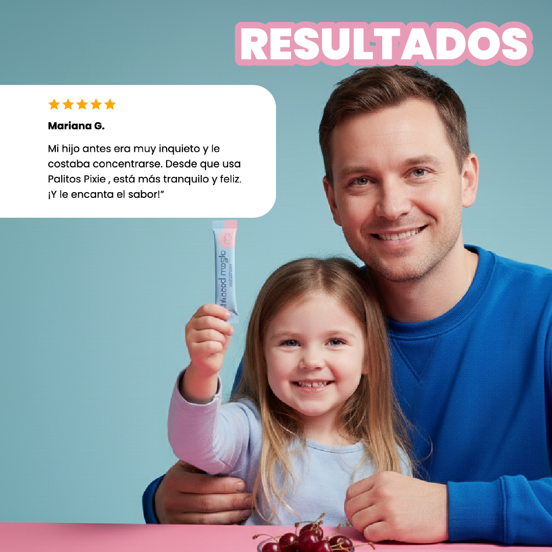 Palitos Pixie con azafrán y GABA para niños