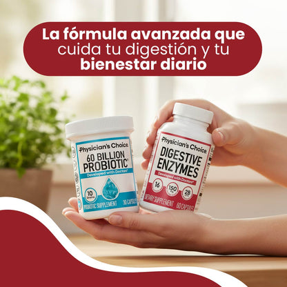 Suplemento probiótico -Apoya tu salud digestiva y del intestino de forma confiable.